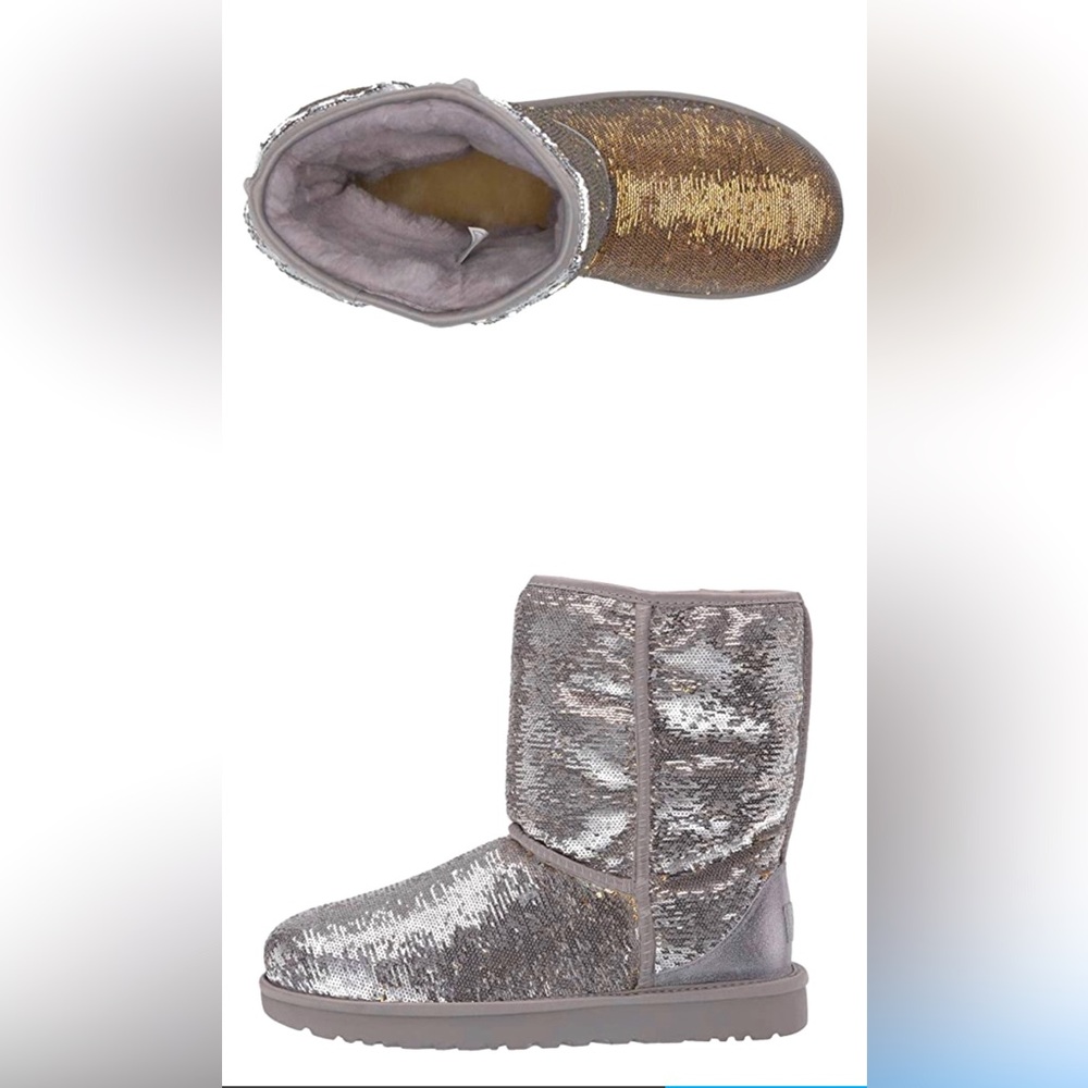 UGG® Classic Short Cosmos Sequin boot size 8, EU 39 NWT